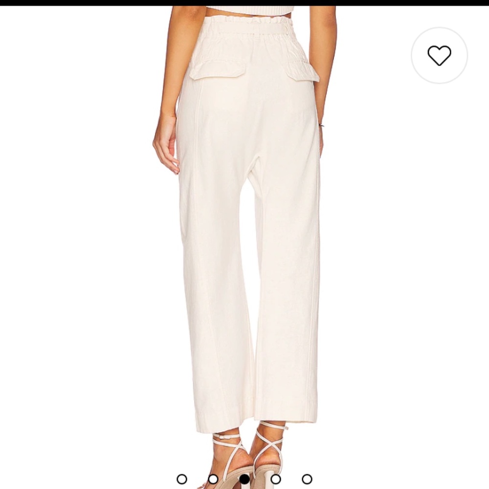 NWT Free People Sky Rider Straight Leg in Ecru - Size Large - Picture 3 of 7